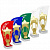 Акриловая награда Звезда (размер: 21 цвет: прозрачный/золото)