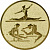 Эмблема Гимнастика (размер: 25мм цвет: золото)