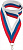 Лента для медали триколор, 35мм (размер: 35 цвет: триколор)