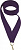 Лента для медали 22мм (размер: 22 цвет: фиолетовый)