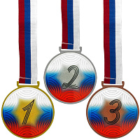 Комплект медалей Аманита 70мм (3 медали)