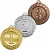 Комплект медалей Камчуга (3 медали) (Размер: 40 Цвет: золото/серебро/бронза)