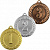 Комплект  медалей Мома (3 медали) (Размер: 40 Цвет: золото/серебро/бронза)